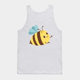 Spring Honey Bee Vector design Tank Top